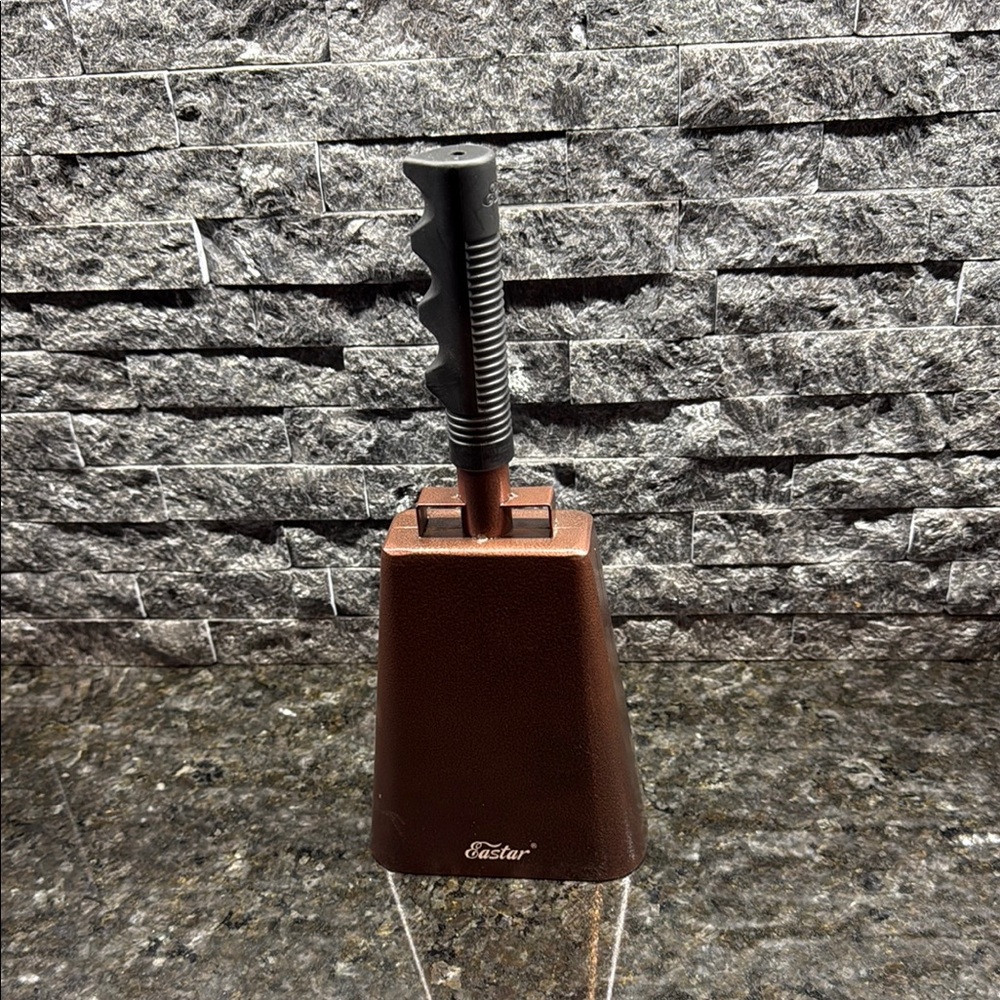 Eastar  Brown Cowbell 7” with Handle.